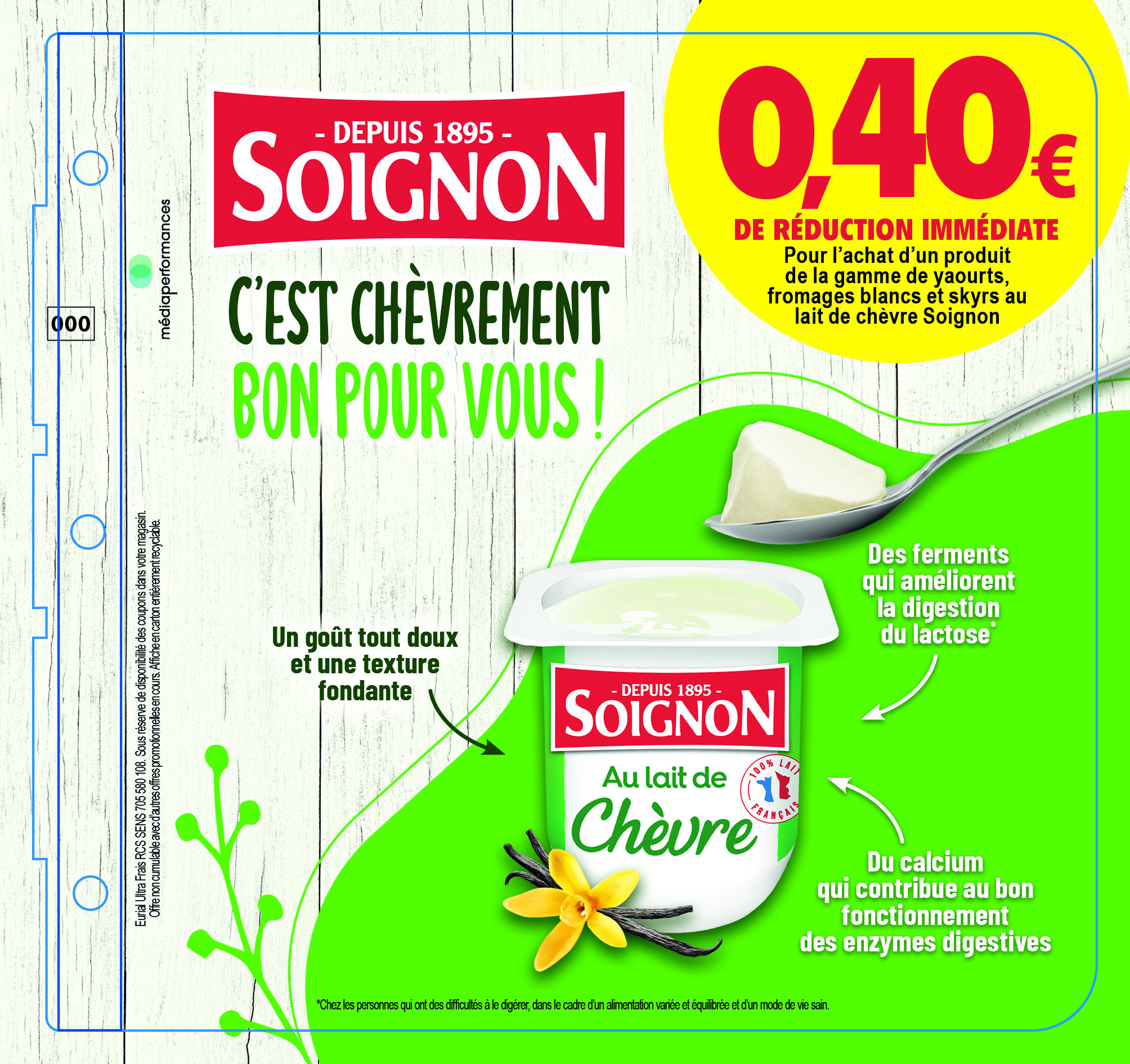 Soignon - Yaourts au lait de chèvre